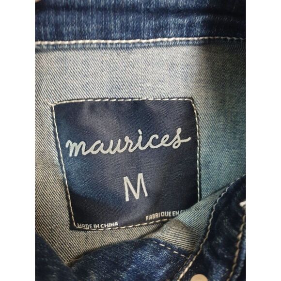 Maurices Women's Blue Jean Jacket - Picture 6 of 6